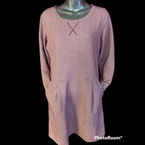 PAtagonia herringbone long sleeved dress sz m